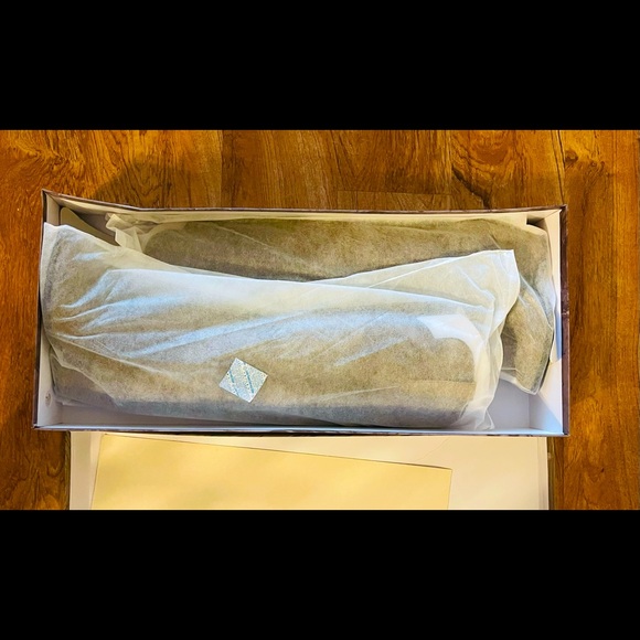 **Brand New** Jeffery Campbell Knee High Tan Suede Heeled Boots - Picture 2 of 9